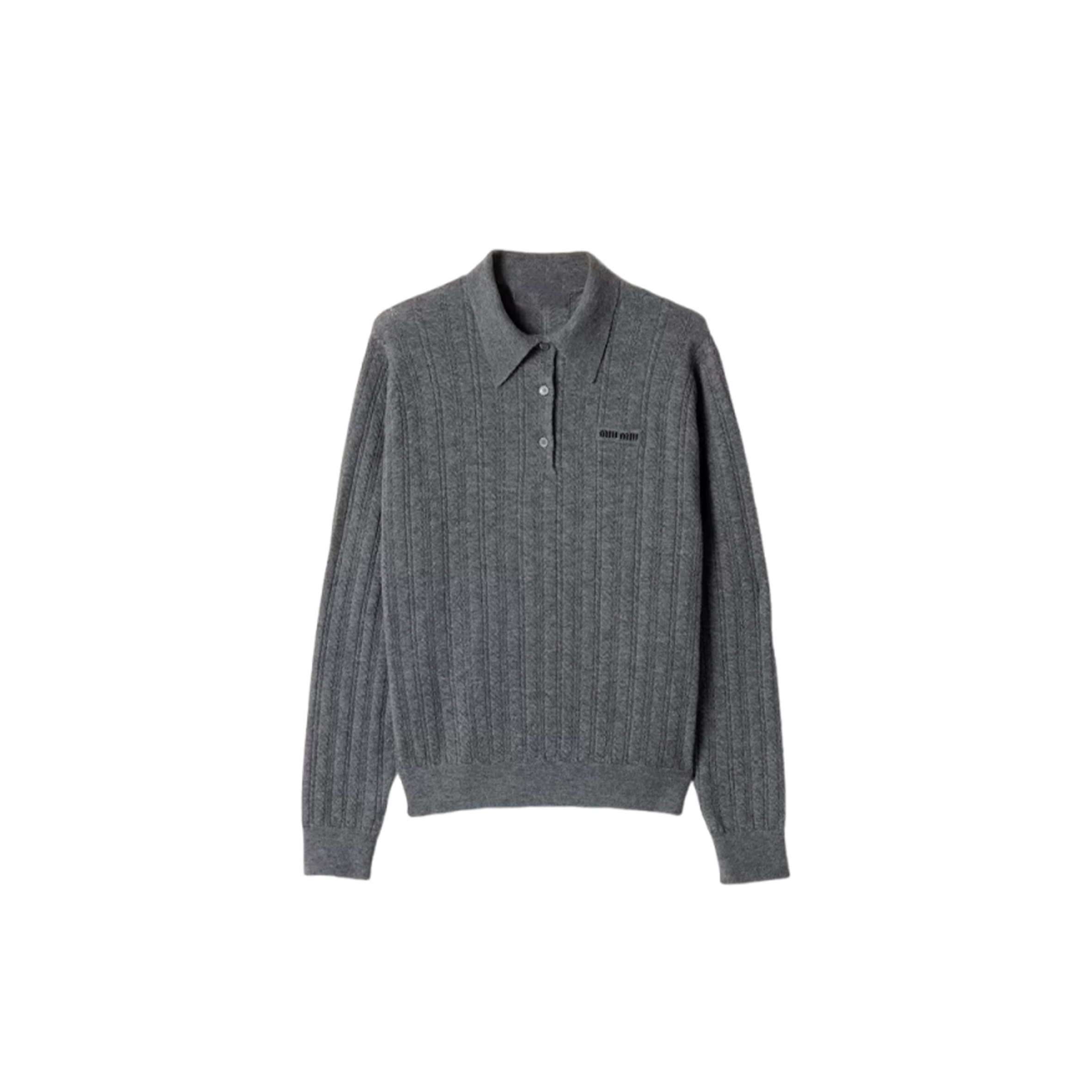 MIU MIU CASHMERE POLO SWEATER MMLB51